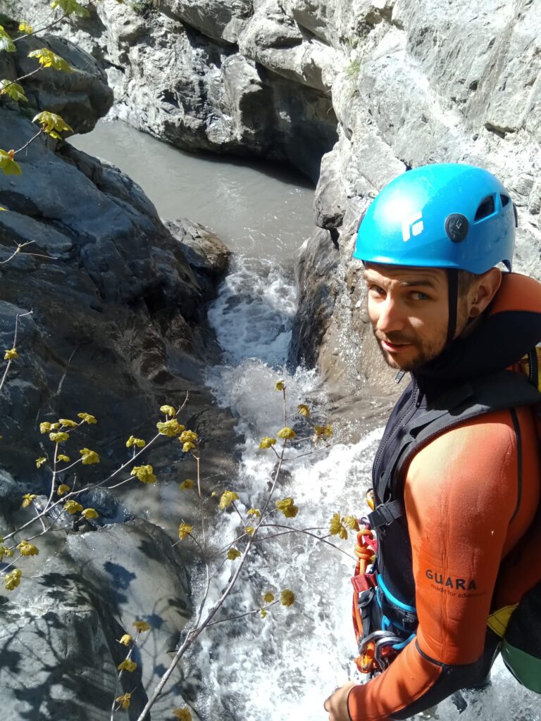 Iannis wypyszynski canyoning à Veynes