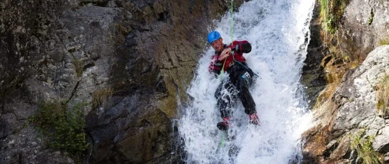 Toboggan naturel dans le canyoning de Gap
