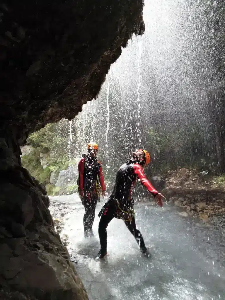 Les cascades de Tuf au canyon de la Blache en Ubaye