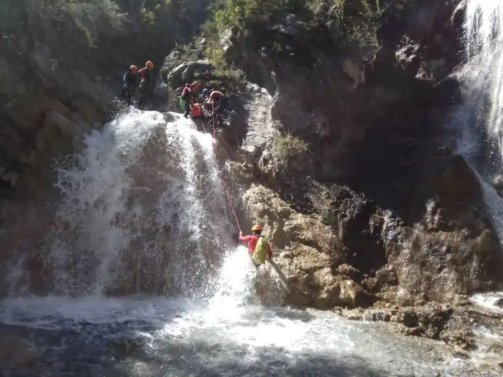 Sortie de canyoning à Costeplane