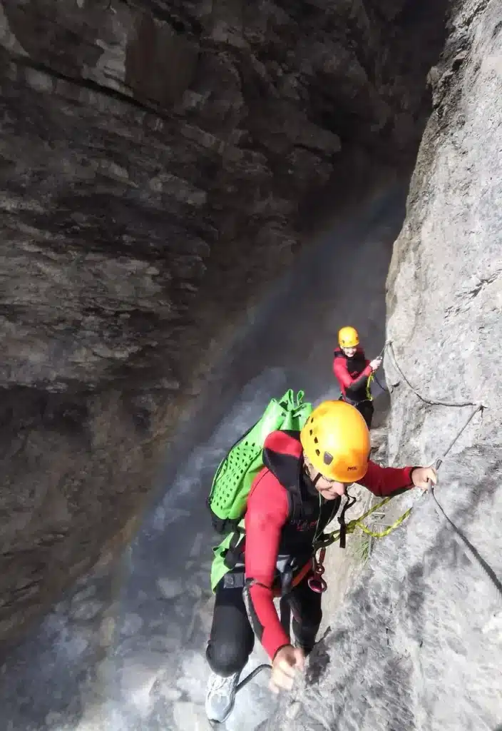 Via ferrata au canyon de la Blache