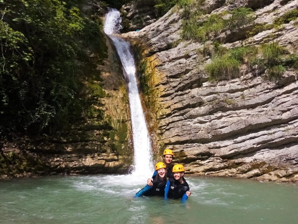 Canyoning à Gresse en Vercors, les Moules Marinières