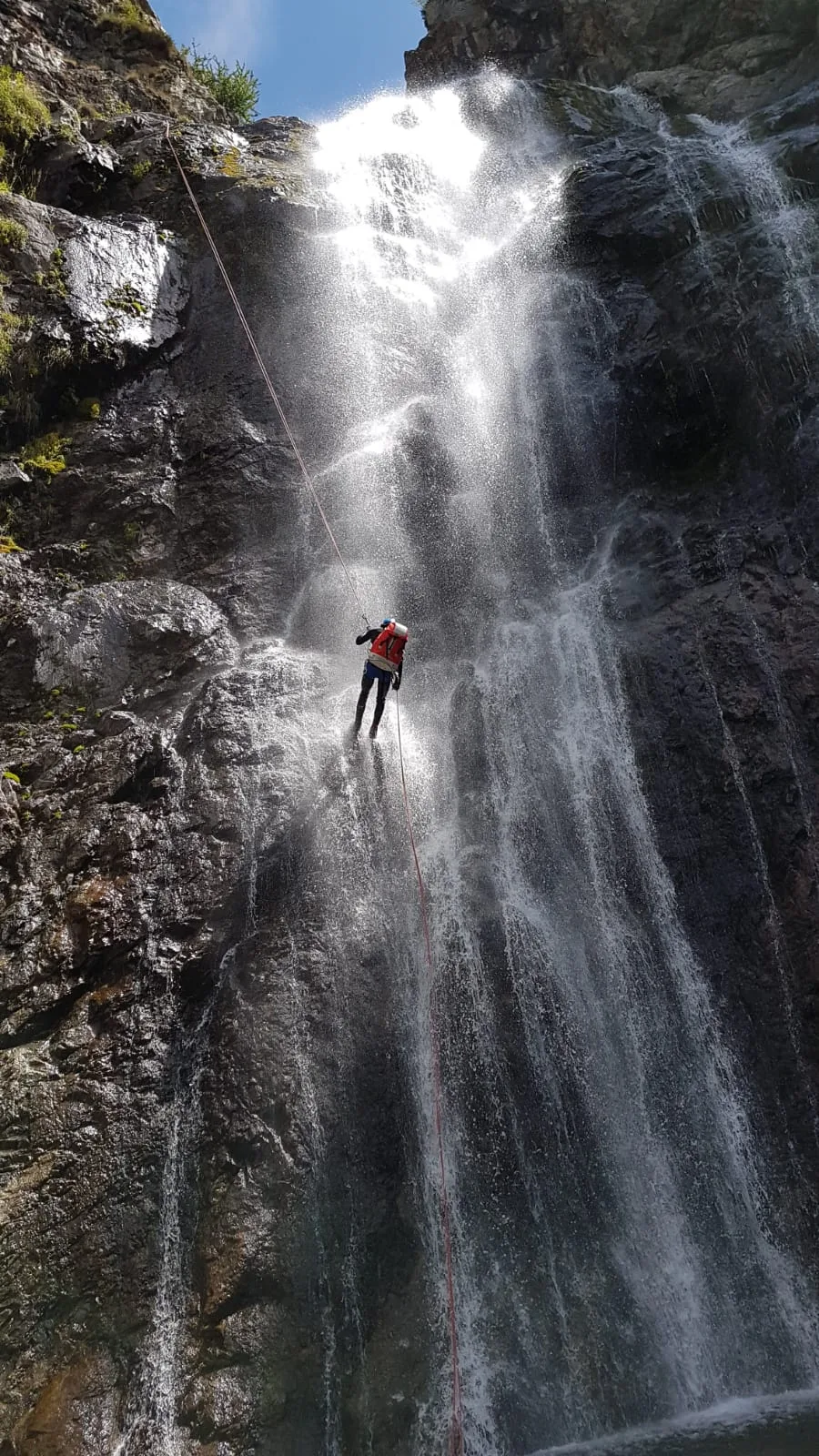 Canyoning Valgaudemar, Les cascades de Buchardet