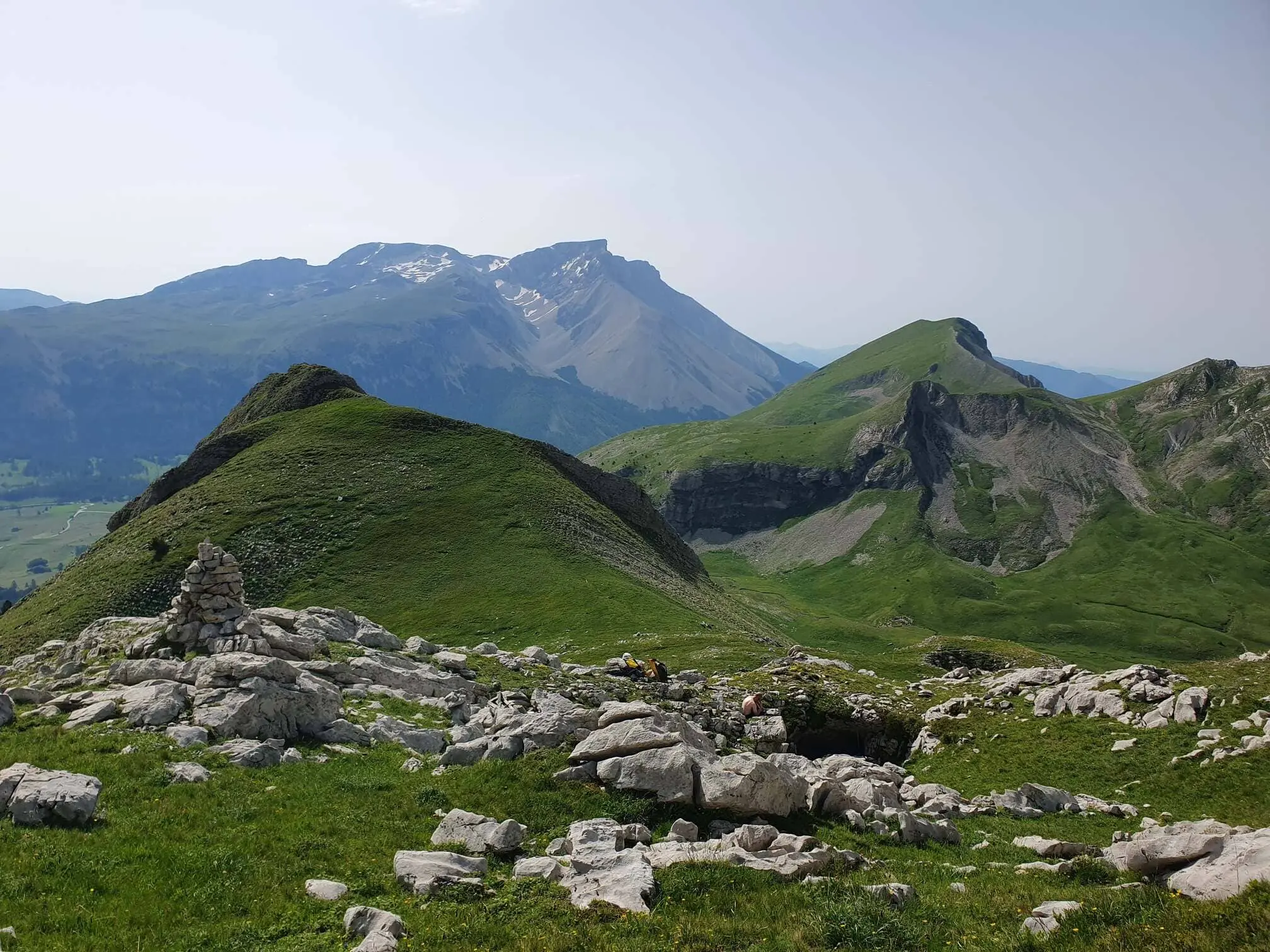 Entrée du chourum des Aiguilles (Dévoluy)