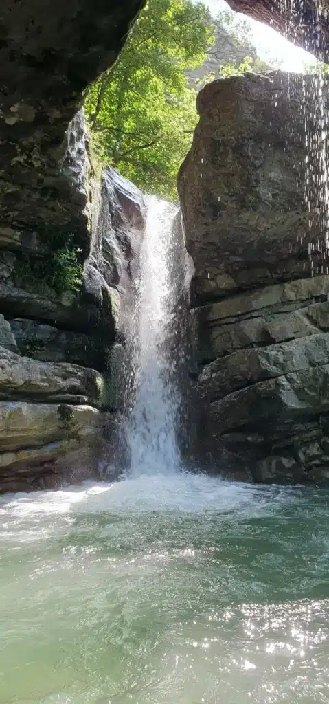Toboggan naturel à Rabou