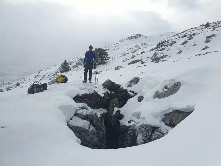Entrée du Chourum de la Combe des buissons