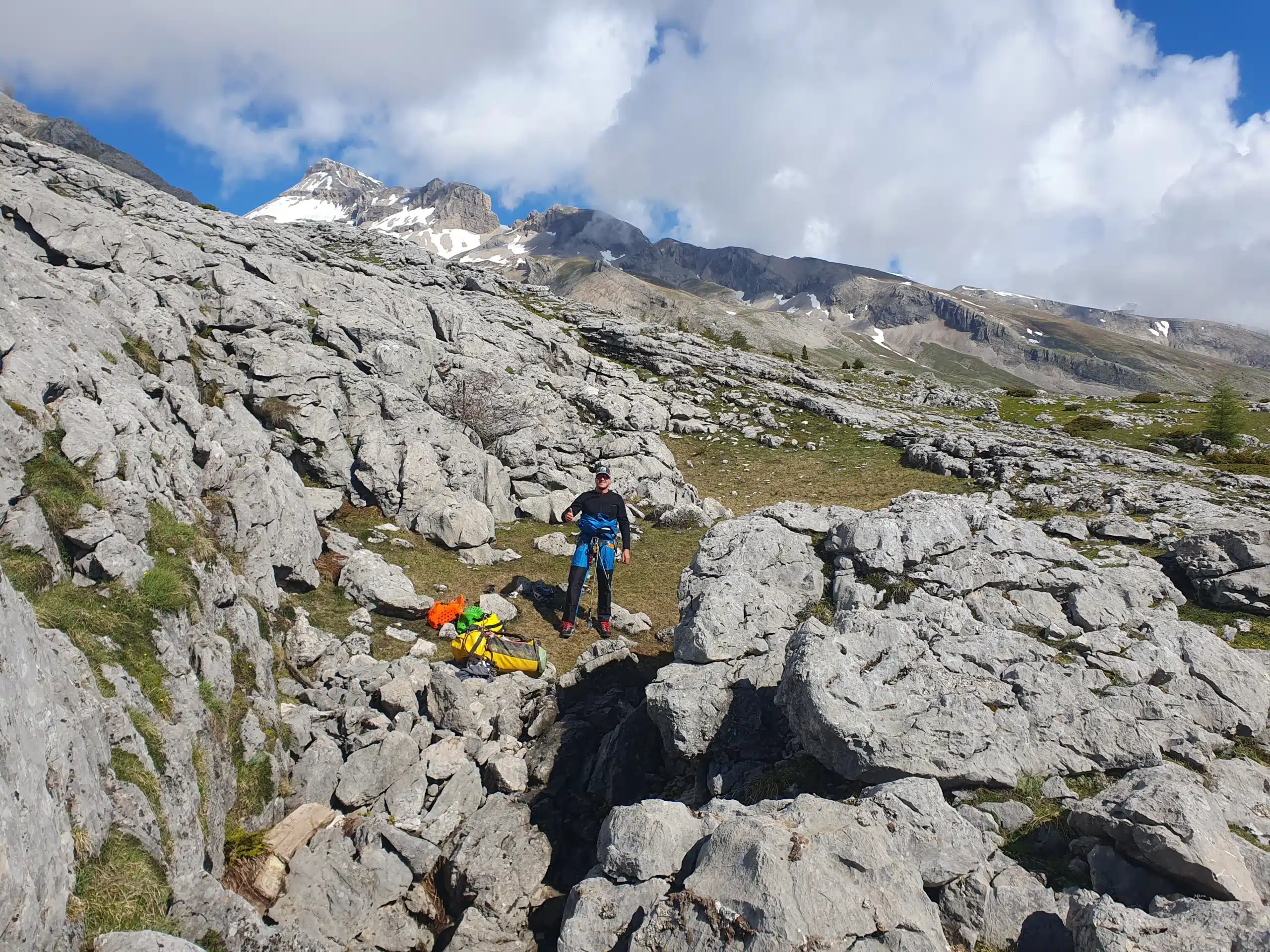 vue sur les lapiaz du Dévoluy